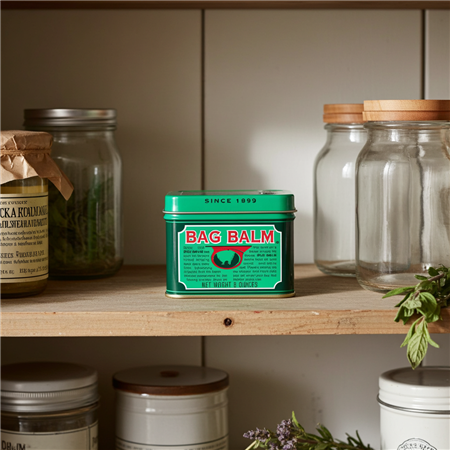 Bag Balm 8 oz. green tin â€“ original skin moisturizer since 1899