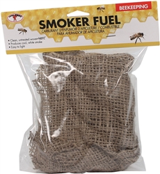 Little Giant Smoker Fuel, made of clean, untreated woven fabric, produces cool, white smoke. Easy to light and designed for beekeeping use.