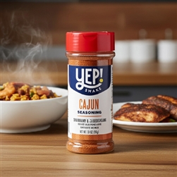 Yep! Shake Cajun spice used to season grilled chicken on a plate