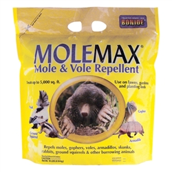 MoleMax 10 lb bag natural mole and vole repellent granules