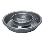 Little Giant galvanized round chick waterer mason jar 9826 with removable steel base for baby chicks