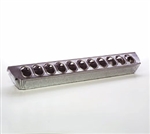 Little Giant Galvanized Slide Top Feeder 24 inch 9830 poultry feeder with individual feeding holes and removable top