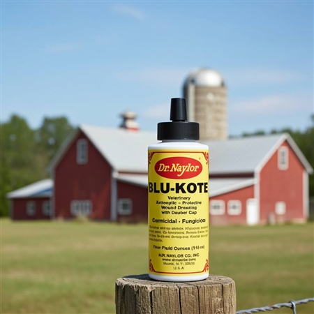 Dr. Naylor Blu-Kote 4 oz. dauber bottle wound dressing