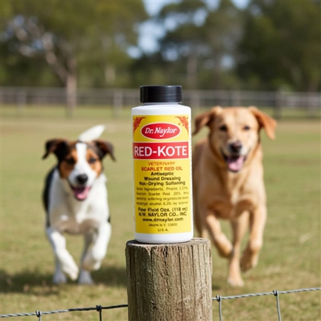 Dr. Naylor Red-Kote Dauber Bottle wound dressing