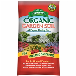 Bag of Espoma Organic All Purpose Garden Soil 100% natural and organic
