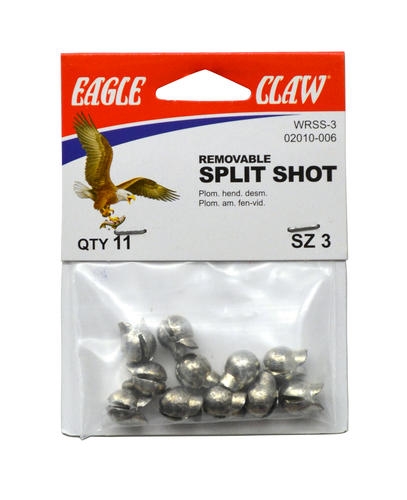 Eagle Claw 90-Piece Split Shot Sinker Assortment
