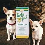 Happy Jack Liqui-vict 2X 2 oz - Effective deworming solution for dogs targeting roundworms, hookworms, and tapeworms