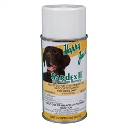 Happy JackÂ® Sardex II - Odorless and Non-Staining Treatment for Sarcoptic Mange Mites on Dogs, 9.5 oz.