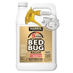 Harris 5 Minute Bed Bug Killer 128oz spray bottle â€“ fast-acting bed bug spray for home use