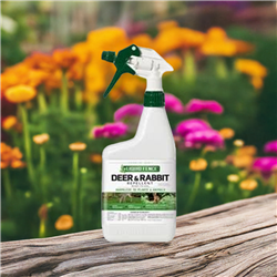 Liquid Fence Deer and Rabbit Repellent 32 Oz. RTU - Natural, Ready-To-Use Garden Protection Against Deer and Rabbits, Available Online at Piedmont Farm and Garden Spartanburg SC