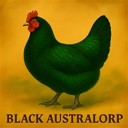 Black Australorp Chicken pullet