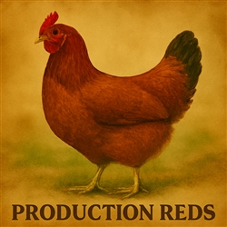 Production Red chickens large brown eggs Spartanburg SC