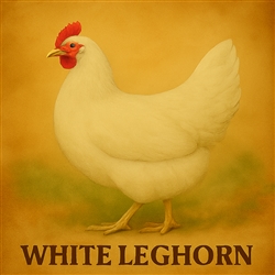 White Leghorn chickens white egg layers Spartanburg SC