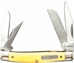 Old Timer 44OTY Workmate folding pocket knife yellow handle