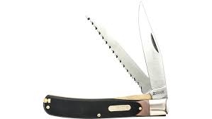 Old Timer 97OT Buzzsaw Trapper folding pocket knife sawcut handle
