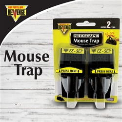 Revenge Press & Set Mouse Traps 2-pack – reusable, easy-set mouse traps
