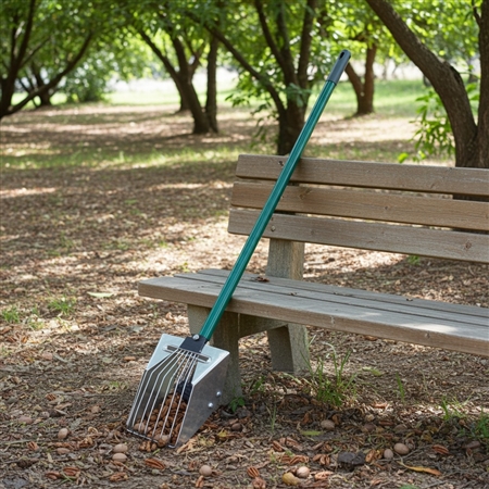 Duke Nut Harvester pecan pickup tool for collecting nuts.